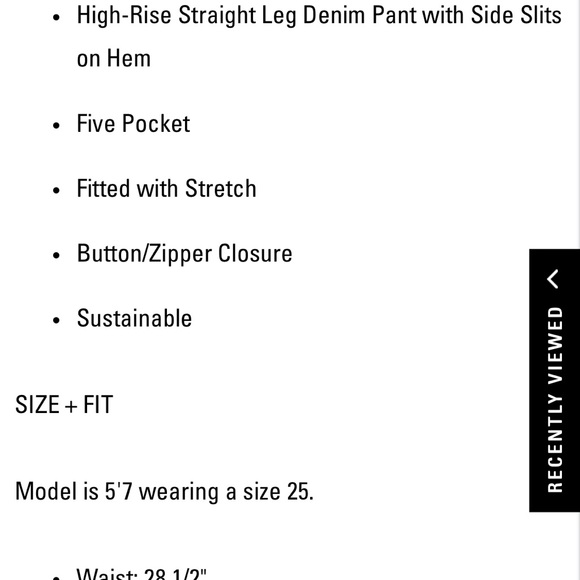 Sanctuary high rise straight leg “90s jean” - Picture 6 of 10